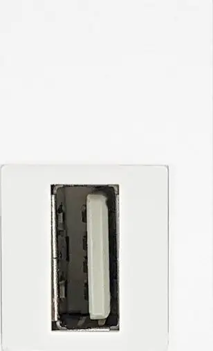 Prizë modulare USB Orno NOEN, USB 2.0 pass through, 22.5x45mm, e bardhë
