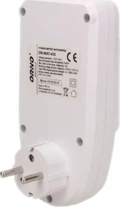 Kalkulator energjie me ekran Orno Wattmeter