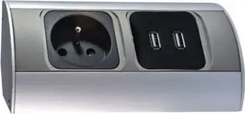 Prizë multifunksionale Orno, 2xUSB IP20