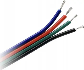 Kabllo për shirita LED Orno AD-TL-6498/RGB, 4x0.35mm², 25m, shumëngjyrëshe
