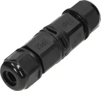 Lidhës kablli i drejtë Orno OR-AE-13601, IP68, 3x4mm2 450V 25A, i zi
