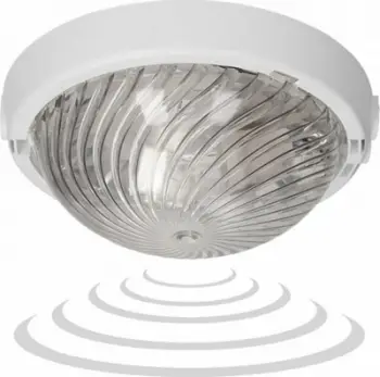 Ndriçues me sensor levizjeje Orno 8080T-TRIO / MS / PL, 75 W, E 27, i bardhë