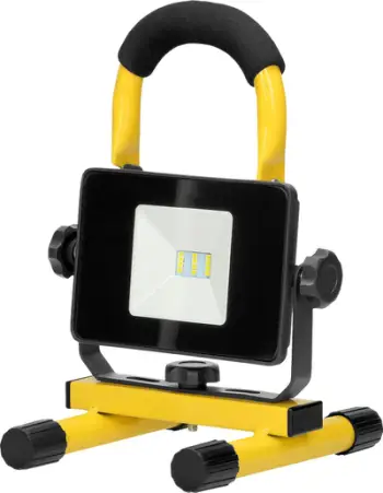 Prozhektor pune Orno BATRI LED 10W, 800lm, IP65, i verdhë
