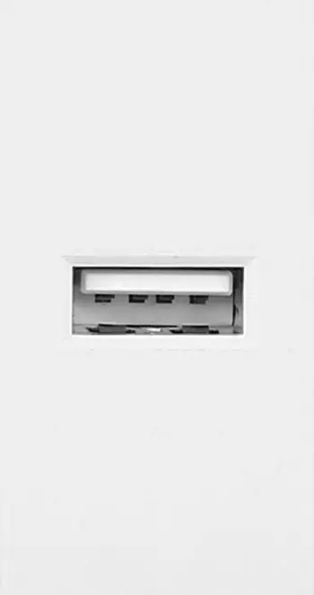 Modul USB Orno NOEN, 22.5x45mm, karikues 5V 2.1A, i bardhë
