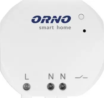 Transmetues i fshehtë Orno Smart Home, njëkanalësh, me radio, i bardhë