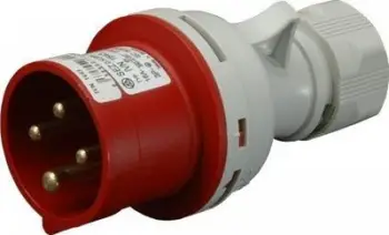 Prizë industriale Orno Power, 16A 4P, IP44, e kuqe