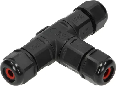 Lidhës kablli T Orno OR-AE-13602, IP68, 3x4mm², i zi - 1