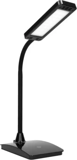 Lampë tavoline Orno DL-8/B, LED, dritë 3000K, e zezë
