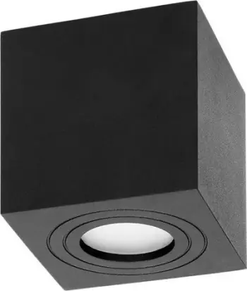 Llambadar tavanor Orno MEGY DLS AD-OD-6143BGU10, GU10, 50W, katror, alumini, i zi