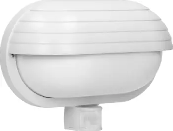 Llambë murale Orno MUSAM LF-1/W, sensor lëvizjeje 180°, E27 60W, IP44, e bardhë