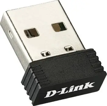 Përshtatës wireless D-Link DWA-121, N 150, USB, i zi