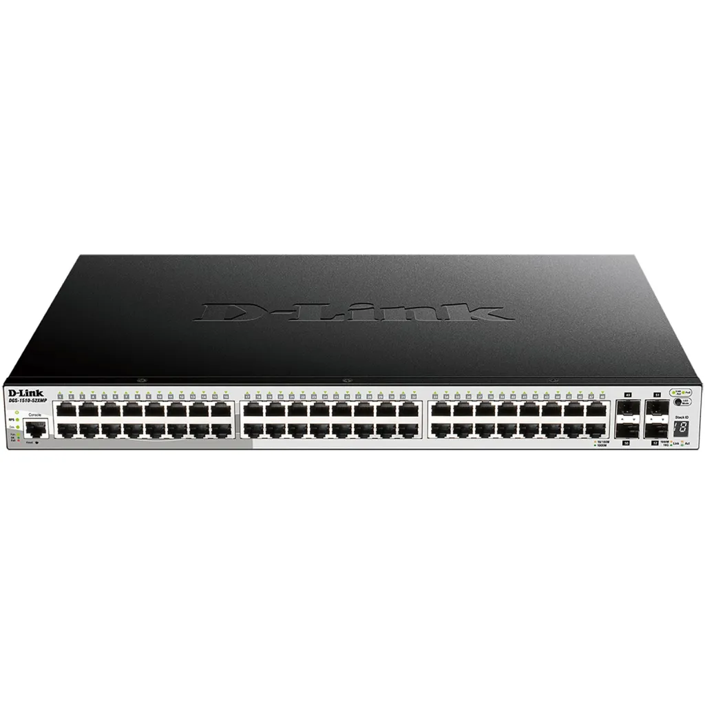 Switch D-Link DGS-1510-20/E, Managed, L2/L3, Gigabit Ethernet, Gri - 1