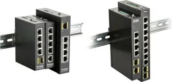 Switch industrial D-Link DIS-100G-6S, 4 porta Gigabit, 2 SFP, i zi