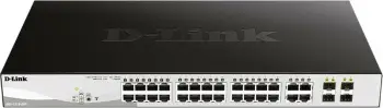 Switch D-Link DGS-1210-28P, Managed, L2, Gigabit Ethernet, PoE, Rack 1U