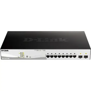Switch D-Link DGS-1210-10MP/E 8 porta Gigabit 1 Gbps 2 SFP