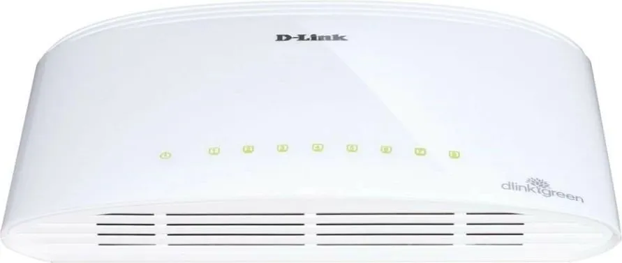 Switch D-Link, DGS‑1008D Gigabit, e bardhë - 1