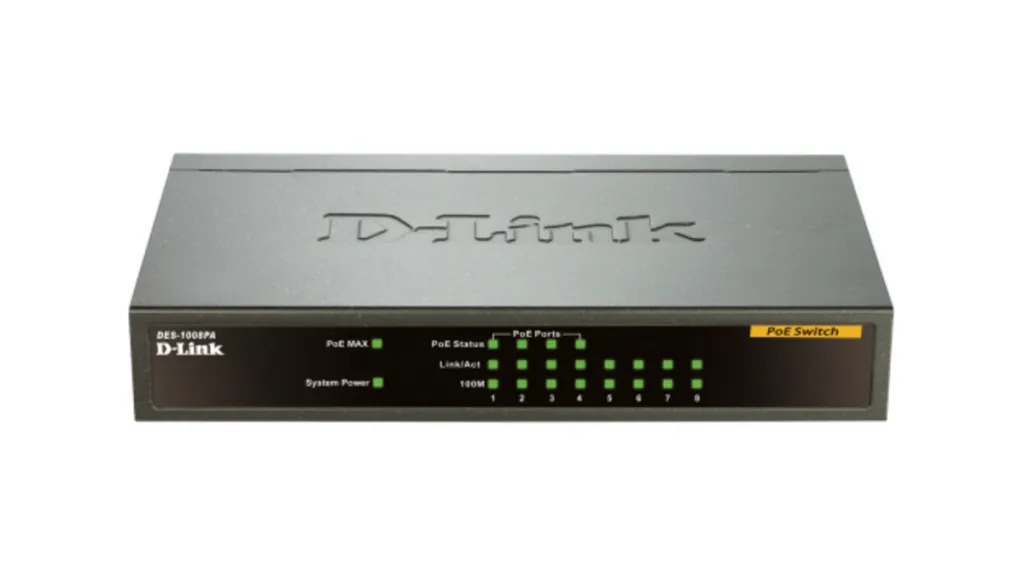 Switch D-Link DES-1008P 8-port - 1