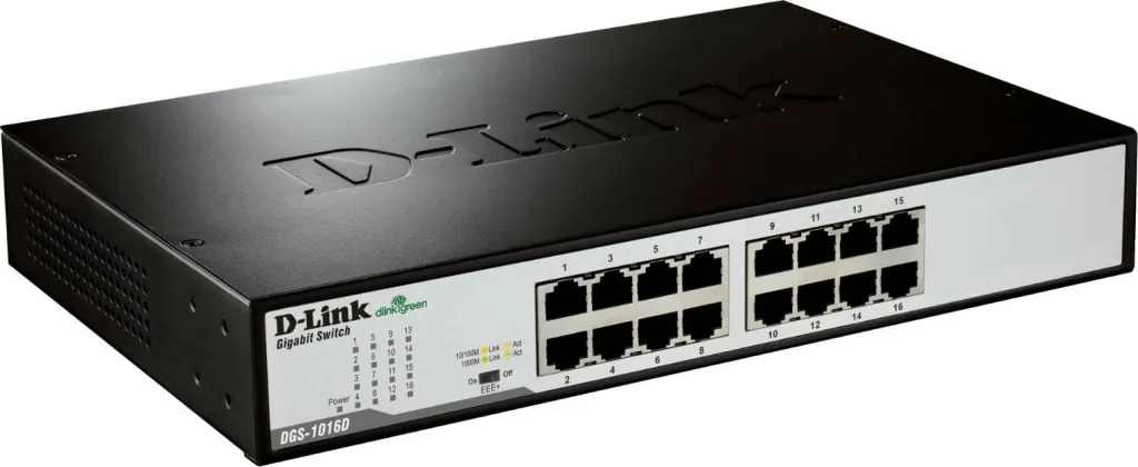 Switch D-Link, DGS-1016D, 16-Port, i zi - 1