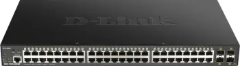 Switch D-Link DGS-1250-52XMP, 52 porta, PoE+, 10G, i zi