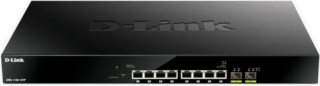 Switch D-Link DMS-1100-10TP, 10 porta, PoE+, Managed, Multi-Gigabit, zi - 2