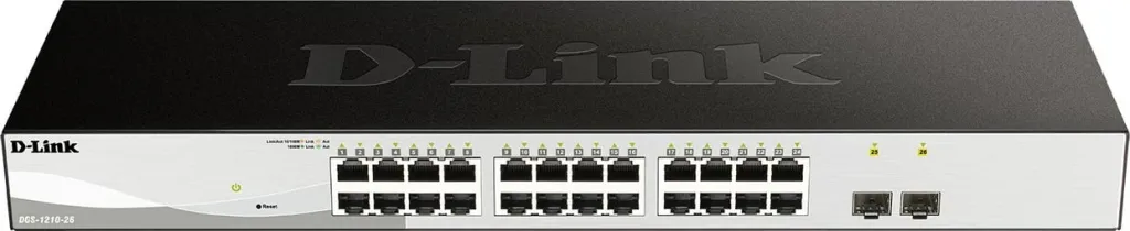 Switch D-Link DGS-1210-26, Managed, L2, Gigabit Ethernet, Rack mounting, 1U - 1