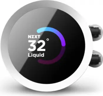 Ftohës me ujë për CPU NZXT Kraken 280 RGB, 1.54" LCD, 2800 RPM, i bardhë