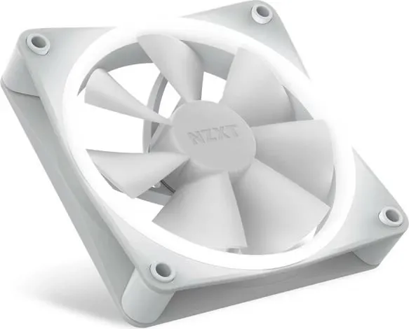 Ventilator NZXT F120 RGB, 120mm, i bardhë - 5