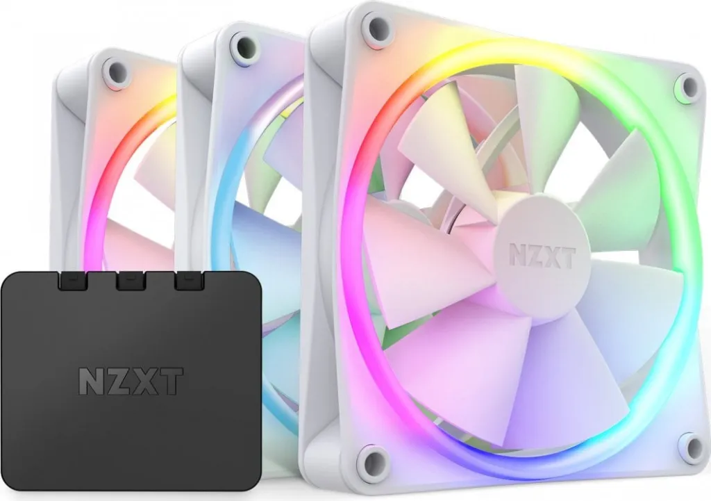 Ftohës Nzxt F120 RGB, 3 copë + Hub - 1