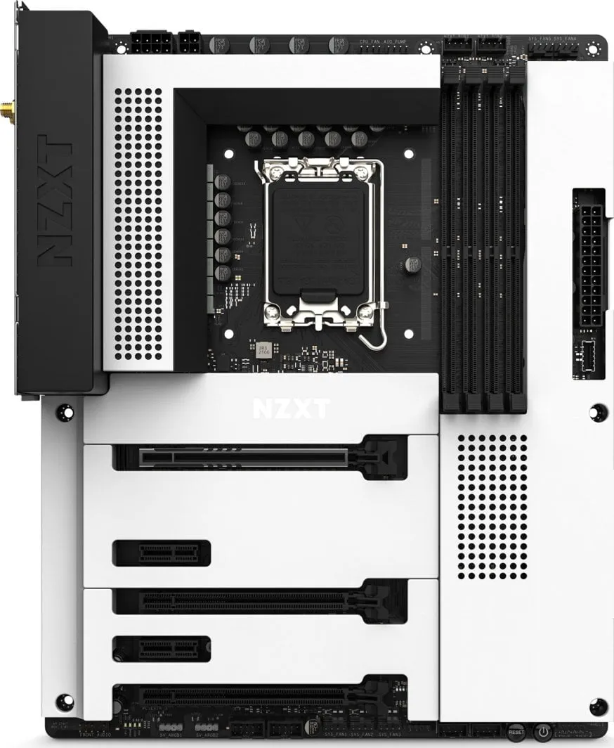 Pllakë amë Nzxt N7-Z790, e bardhë - 1