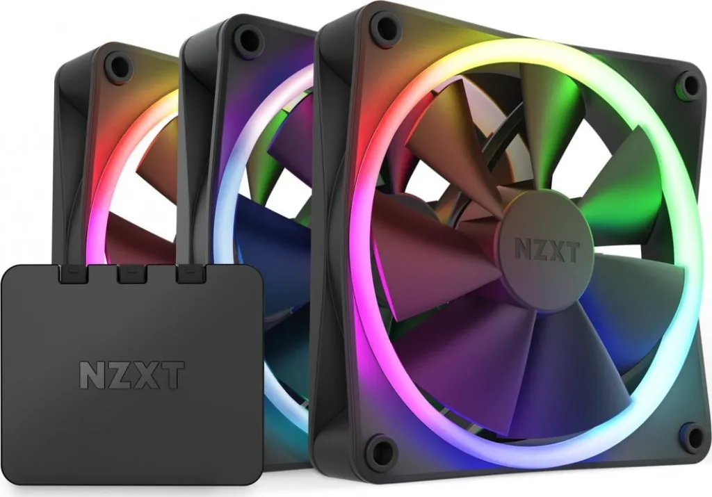 Ftohës Nzxt F120 RGB 3-pack + Hub - 1