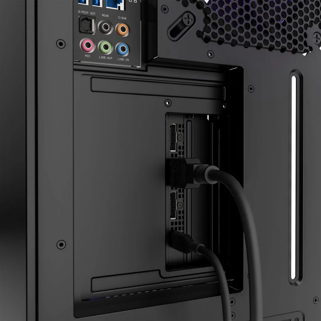 Montuese vertikale për kartelë Nzxt (AB-RH175-B1), e zezë - 6