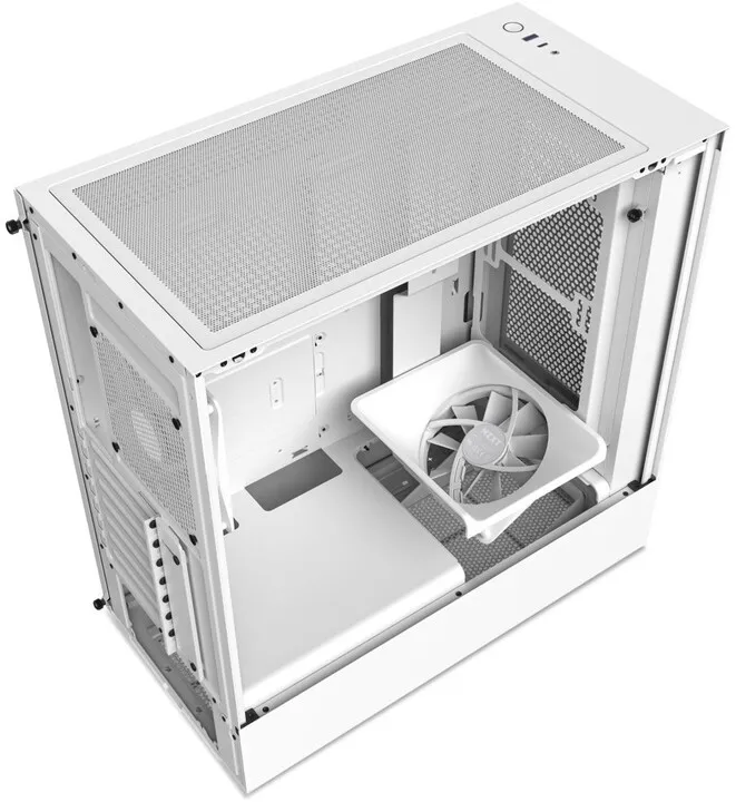 Kasë NZXT H5 Flow, e bardhë - 3