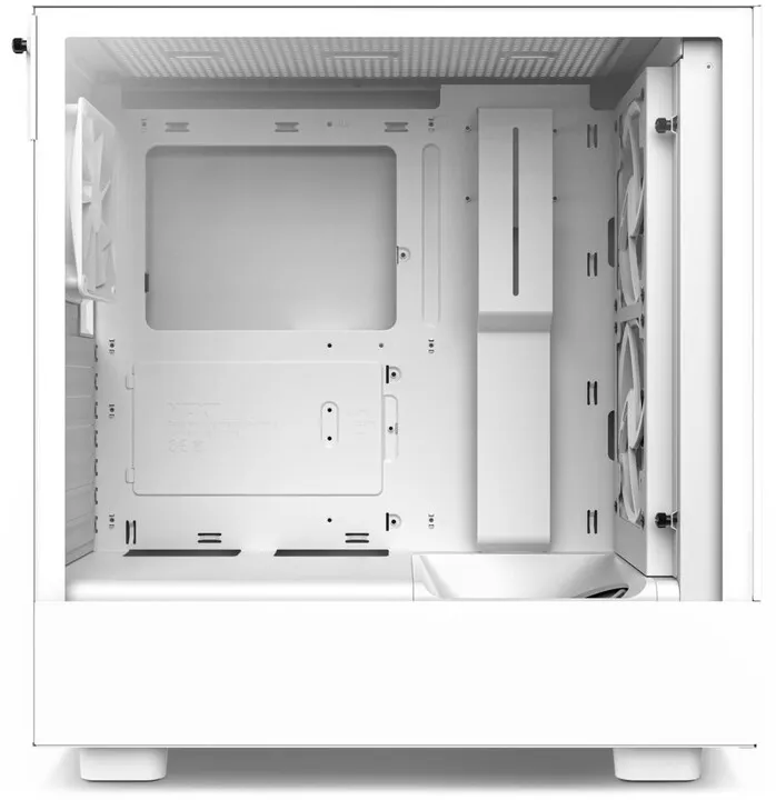 Kasë NZXT H5 Flow, e bardhë - 4