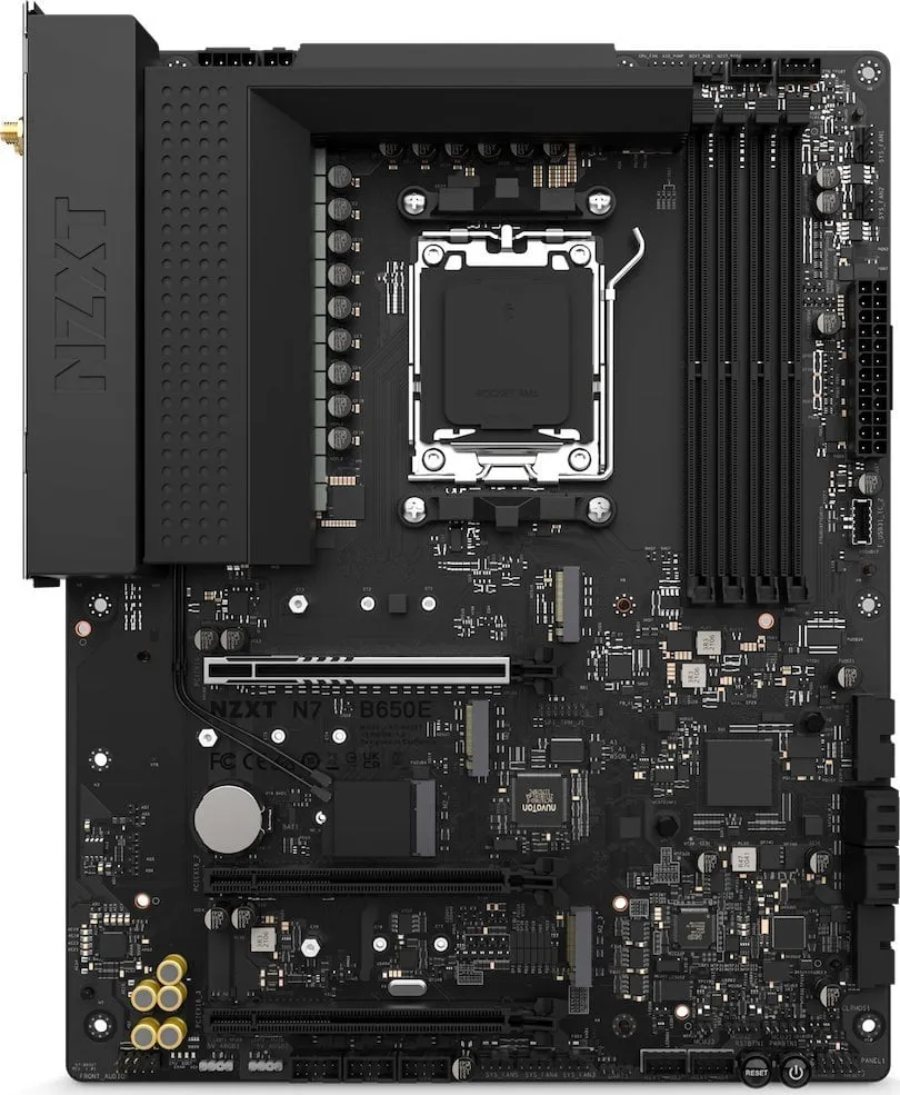 Pllakë amë Nzxt N7 B650E MATT, e zezë - 3