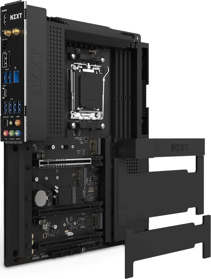 Pllakë amë Nzxt N7 B650E MATT, e zezë - 4