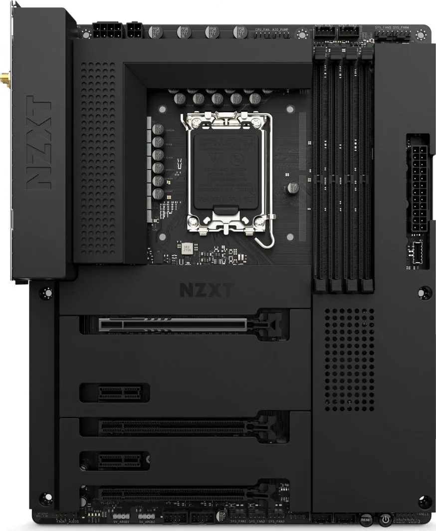 Pllakë amë Nzxt N7 Z790 MATTE, e zezë - 2