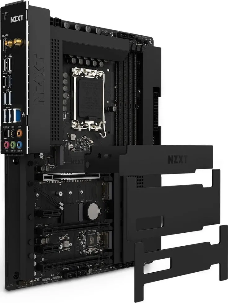 Pllakë amë Nzxt N7 Z790 MATTE, e zezë - 4