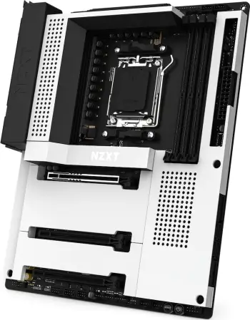 Pllakë amë Nzxt N7 B650E MATT, e bardhë