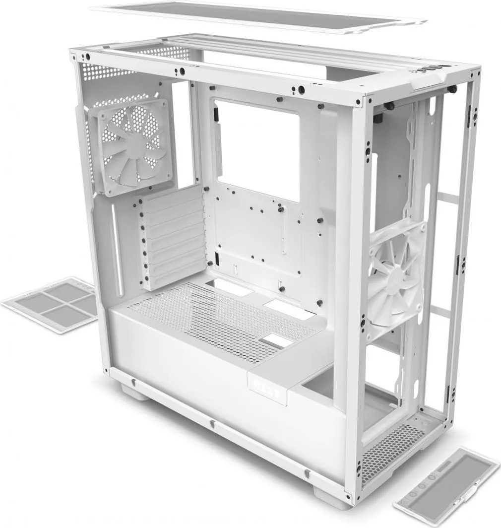 Kasë Nzxt H7 (CM-H71BW-01), e bardhë - 5