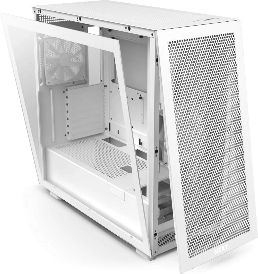 Kasë Nzxt H7 Flow (CM-H71FW-01), e bardhë - 8
