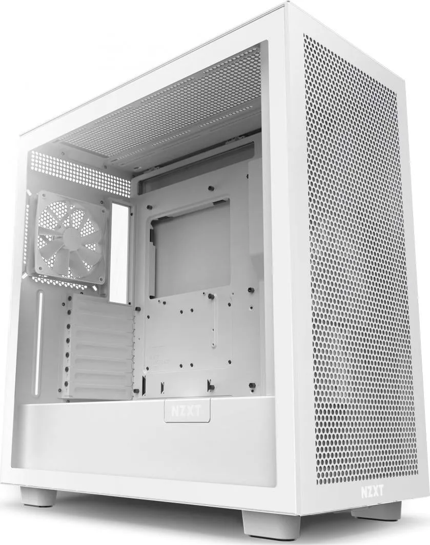 Kasë Nzxt H7 Flow (CM-H71FW-01), e bardhë - 9