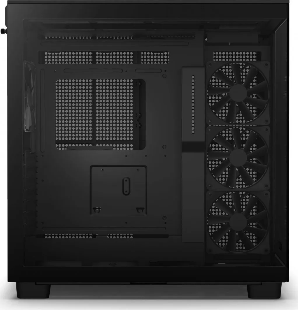 Kasë Nzxt H9 Flow, e zezë - 2