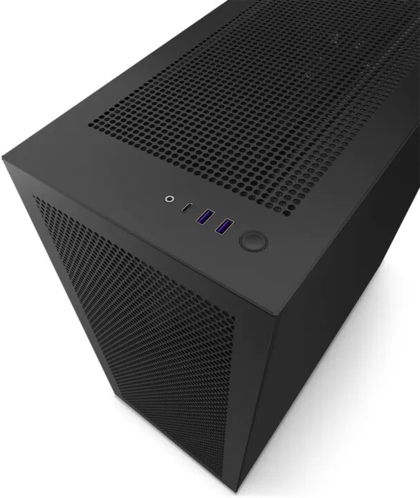 Kasë kompjuteri NZXT H7 Flow, USB-C, xham, e zezë - 2