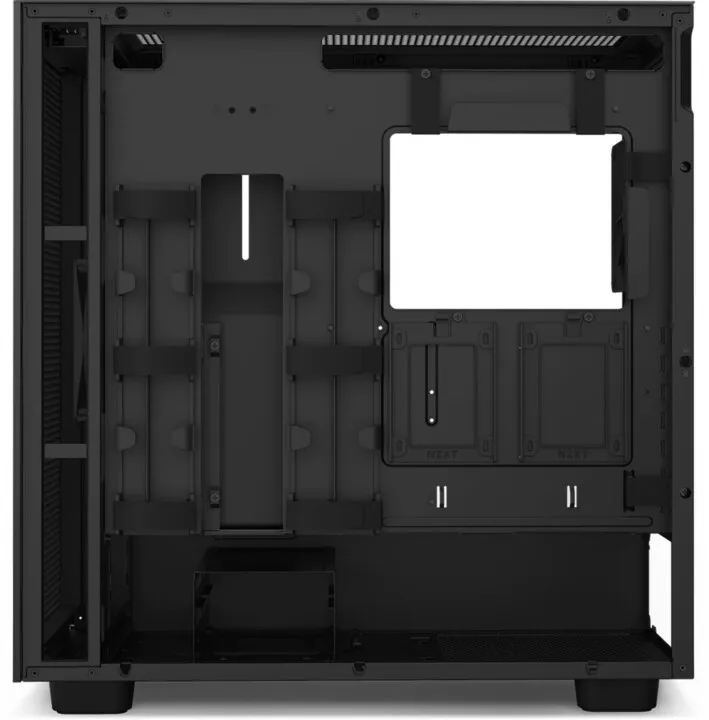 Kasë kompjuteri NZXT H7 Flow, USB-C, xham, e zezë - 5