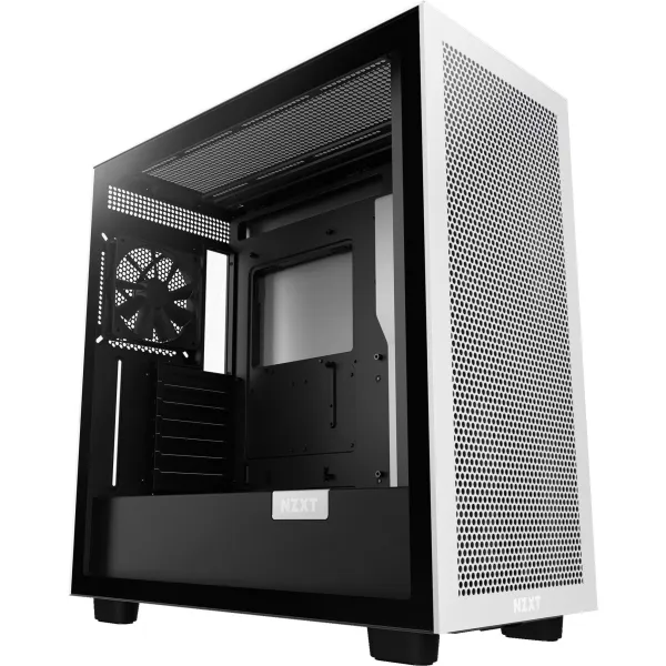 Kasë Nzxt H7 Flow (CM-H71FG-01), e bardhë/zezë - 2
