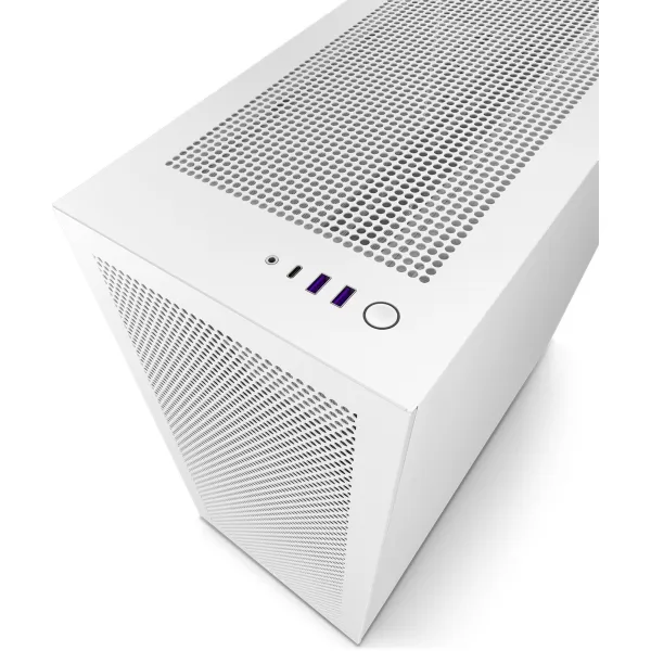 Kasë Nzxt H7 Flow (CM-H71FG-01), e bardhë/zezë - 7