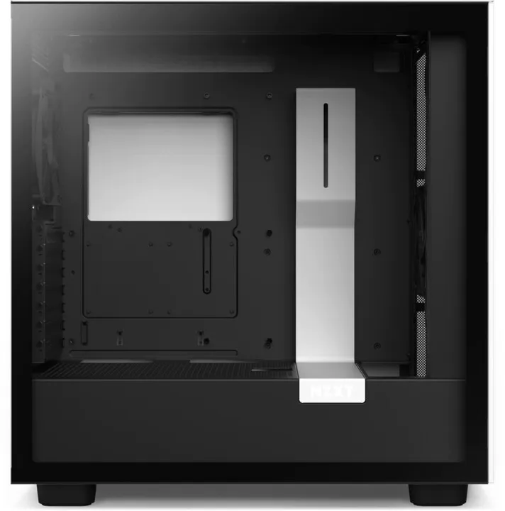 Kasë kompjuteri NZXT H7, USB-C, xham, e zezë / bardhë - 3