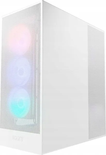 Kasë Nzxt H7 Flow RGB, e bardhë, Midi Tower - 1