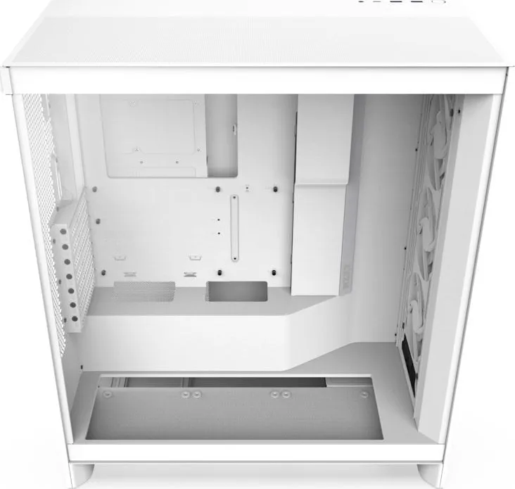Kasë Nzxt H7 Flow RGB, e bardhë, Midi Tower - 5
