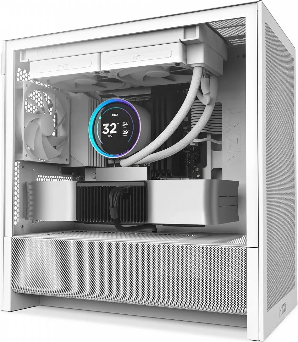 NZXT H3 Flow (CC-H31FW-01) – Kasë kompjuteri – Mid-Tower – e bardhë - 1